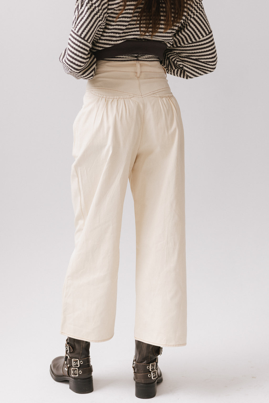 Wide Leg Pants in Ivory