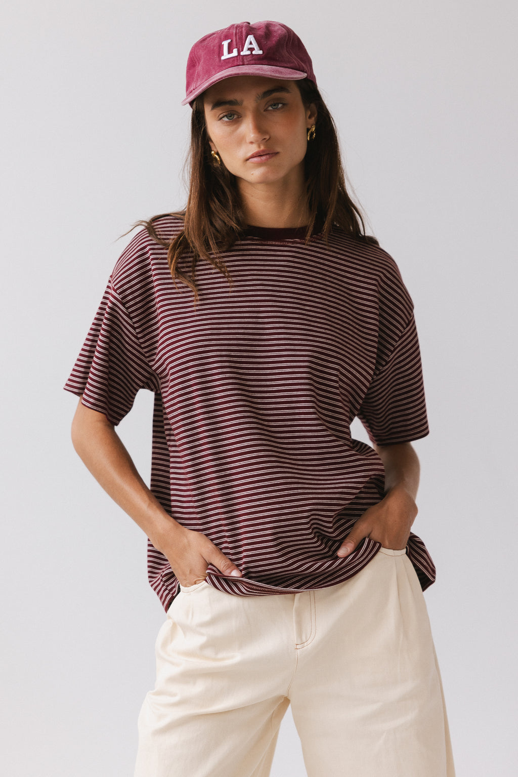 Knit Top in Burgundy