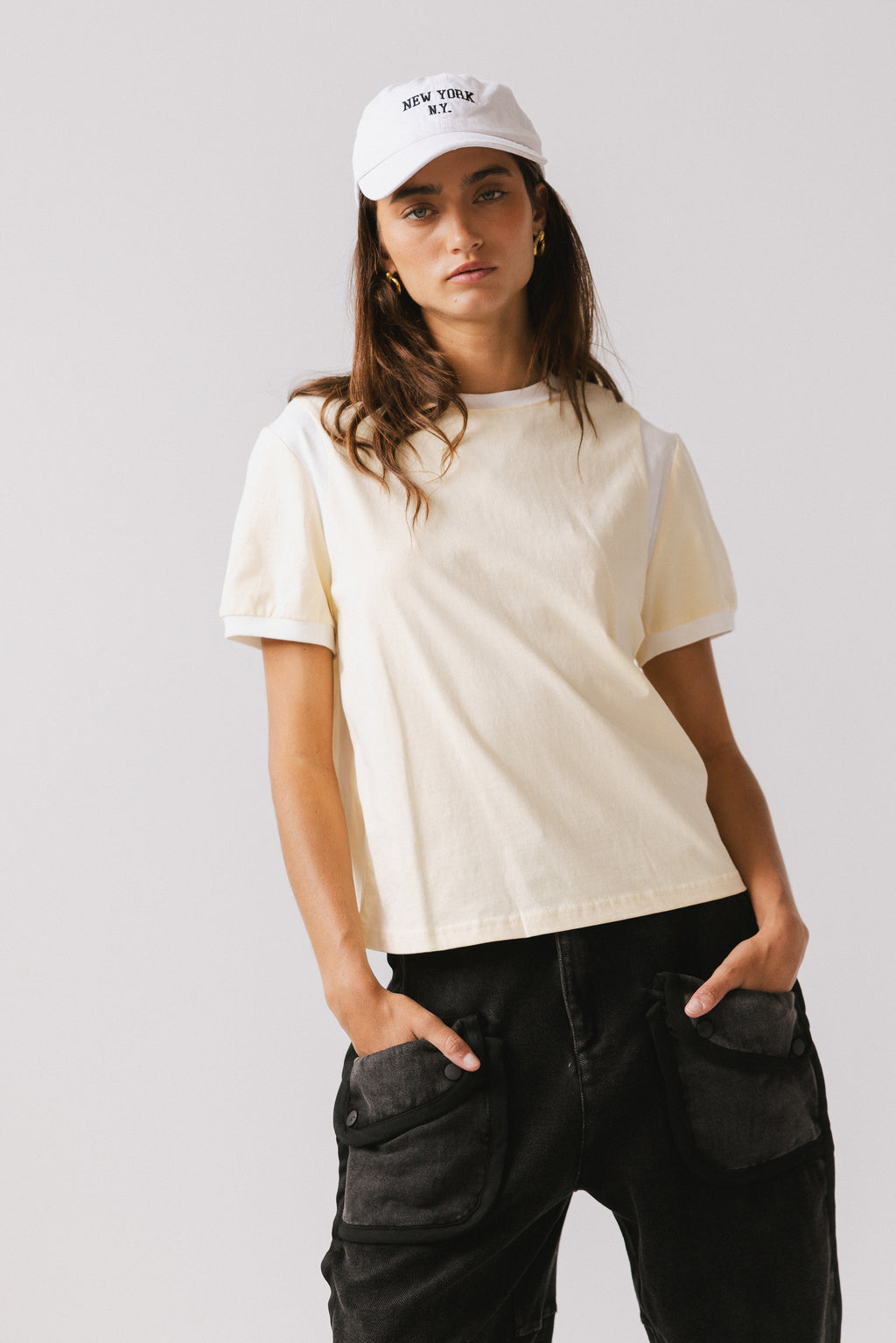 loose fitting tee shirt