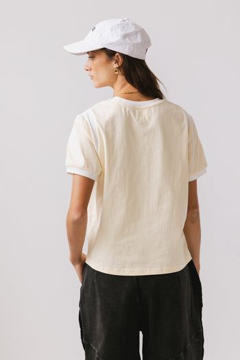 contrast tee