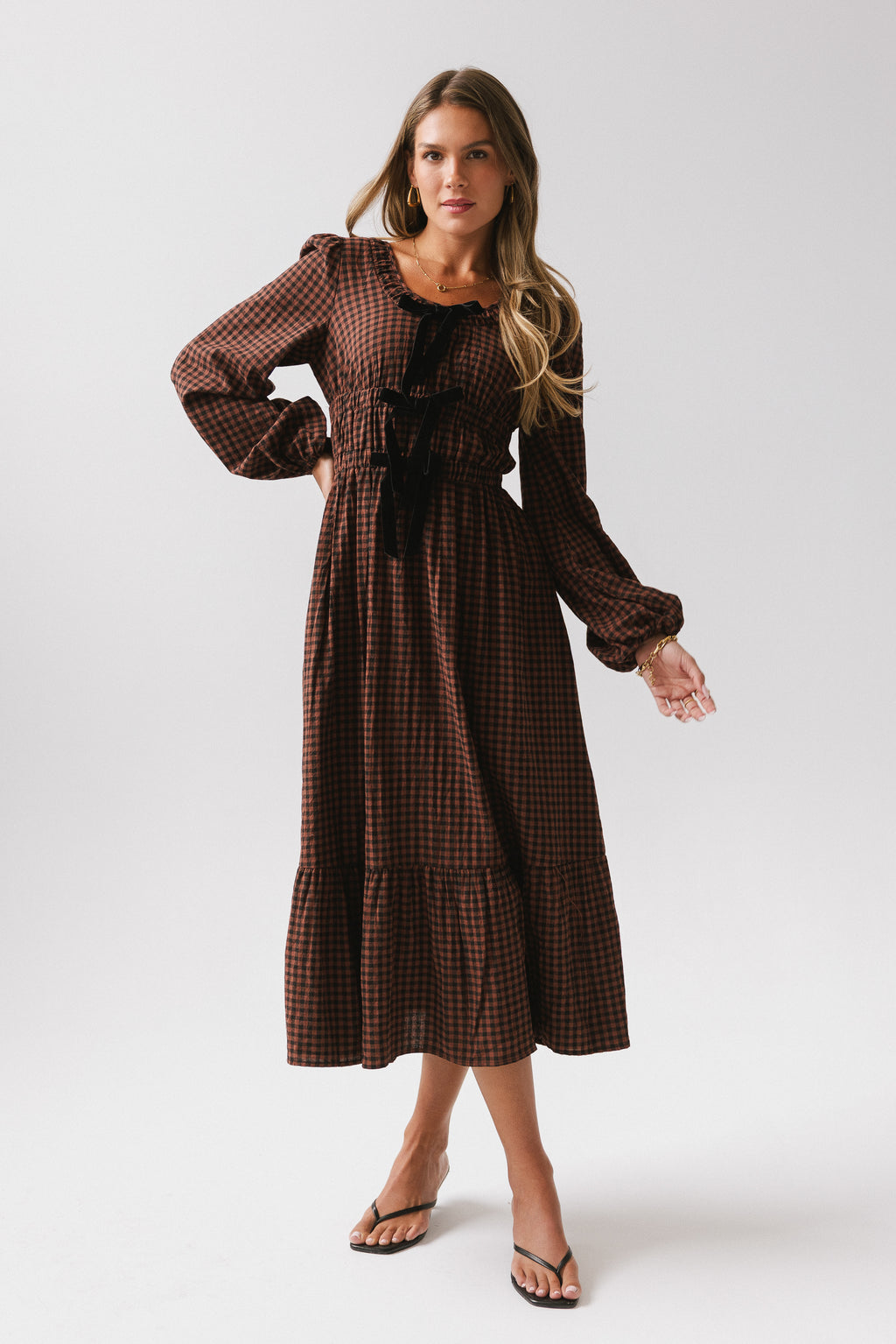 long sleeve maxi dress 