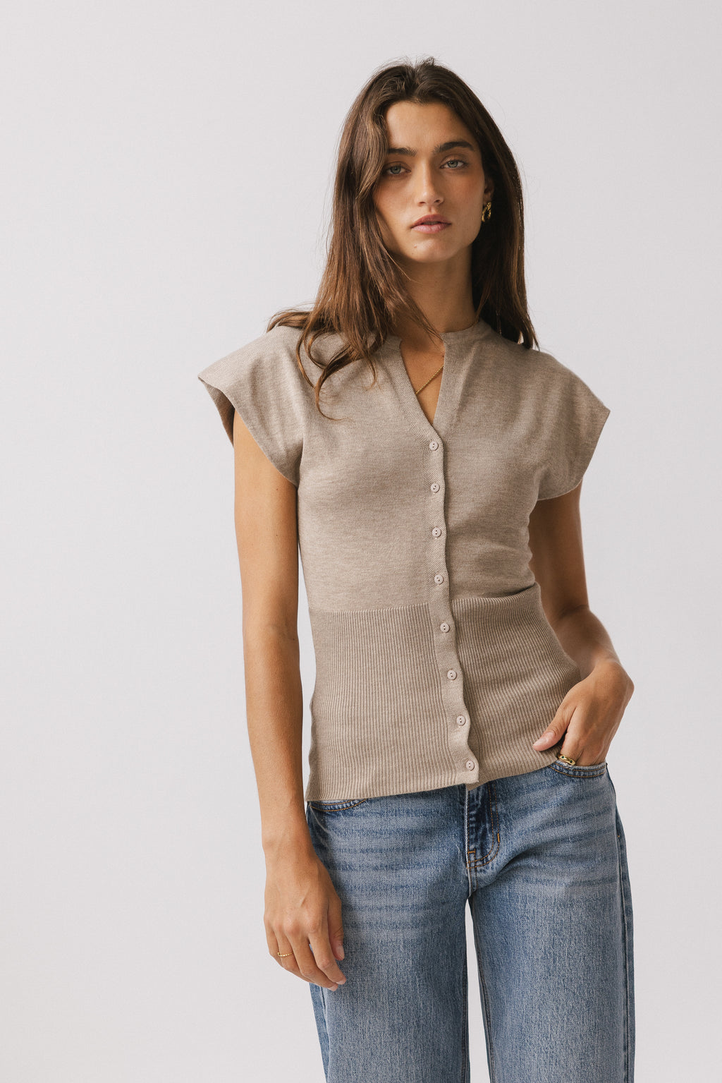 Ribbed Waist Detail