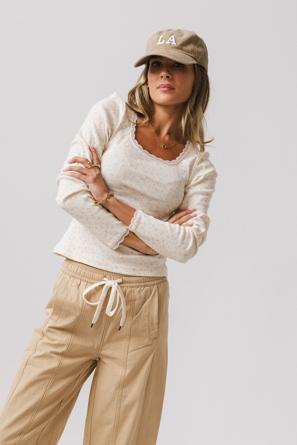 Archie Floral Top in Multi