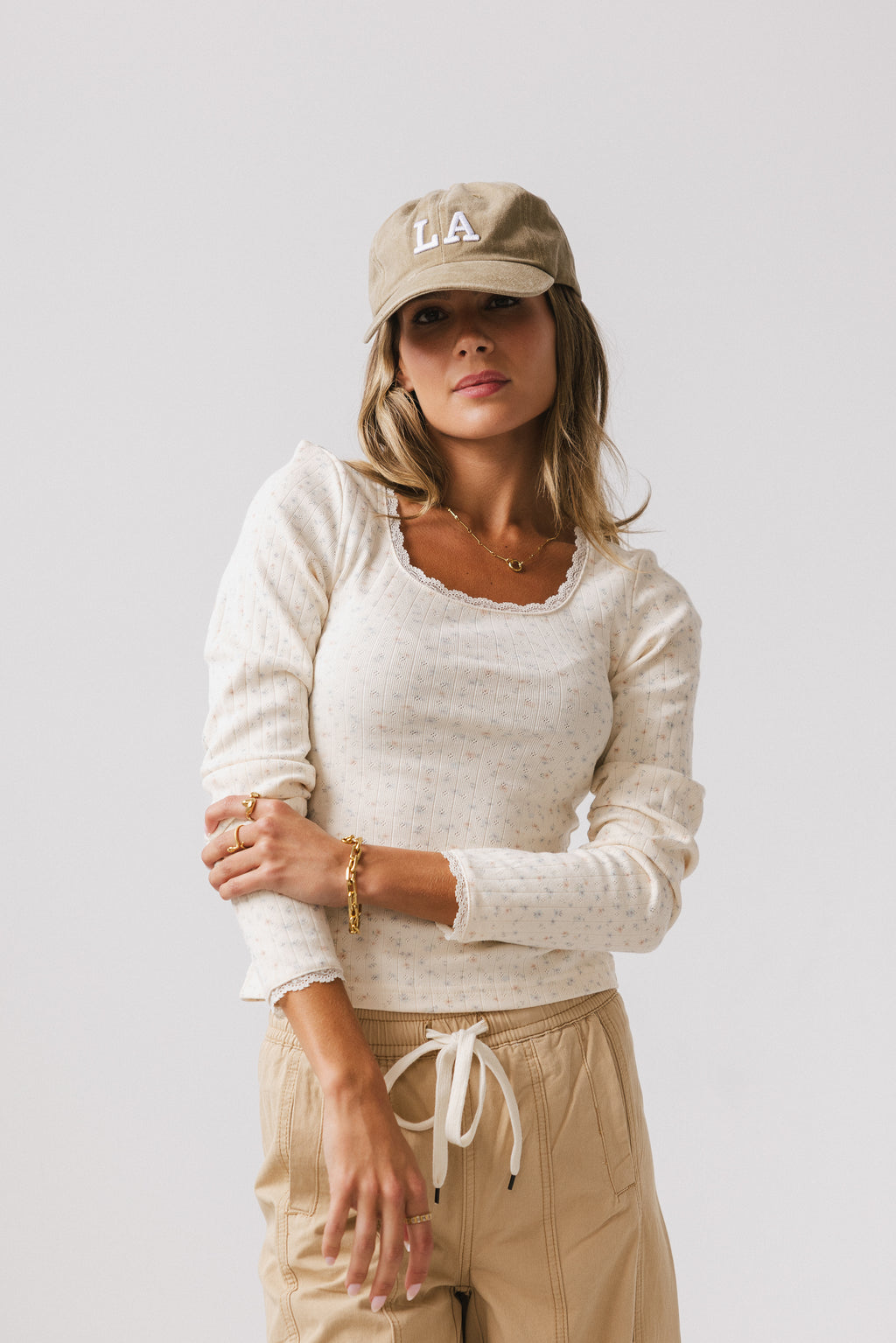 Archie Floral Top in Multi