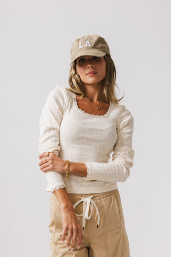 Archie Floral Top in Multi