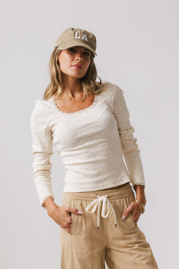 Archie Floral Top in Multi