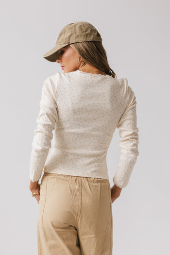 Archie Floral Top in Multi