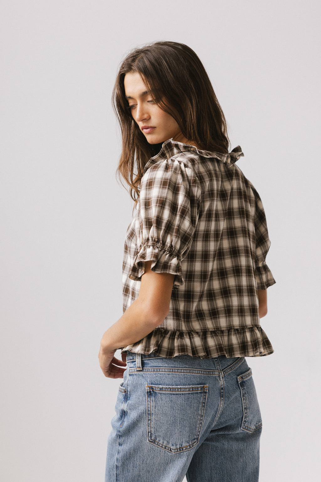 SHORT SLLEVE  BLOUSE 