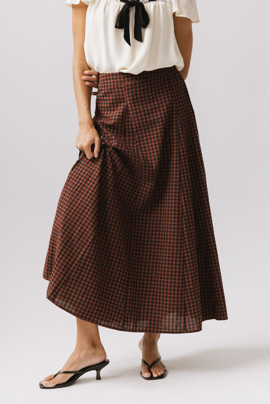 Misaligned Gingham Panels