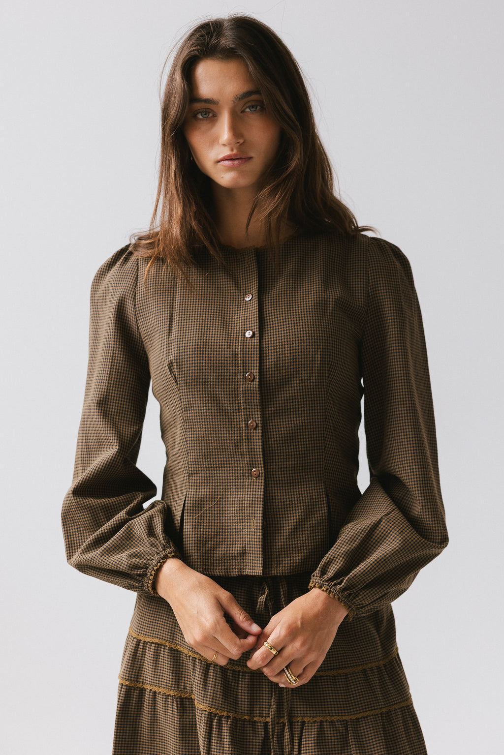 pleated blouse 