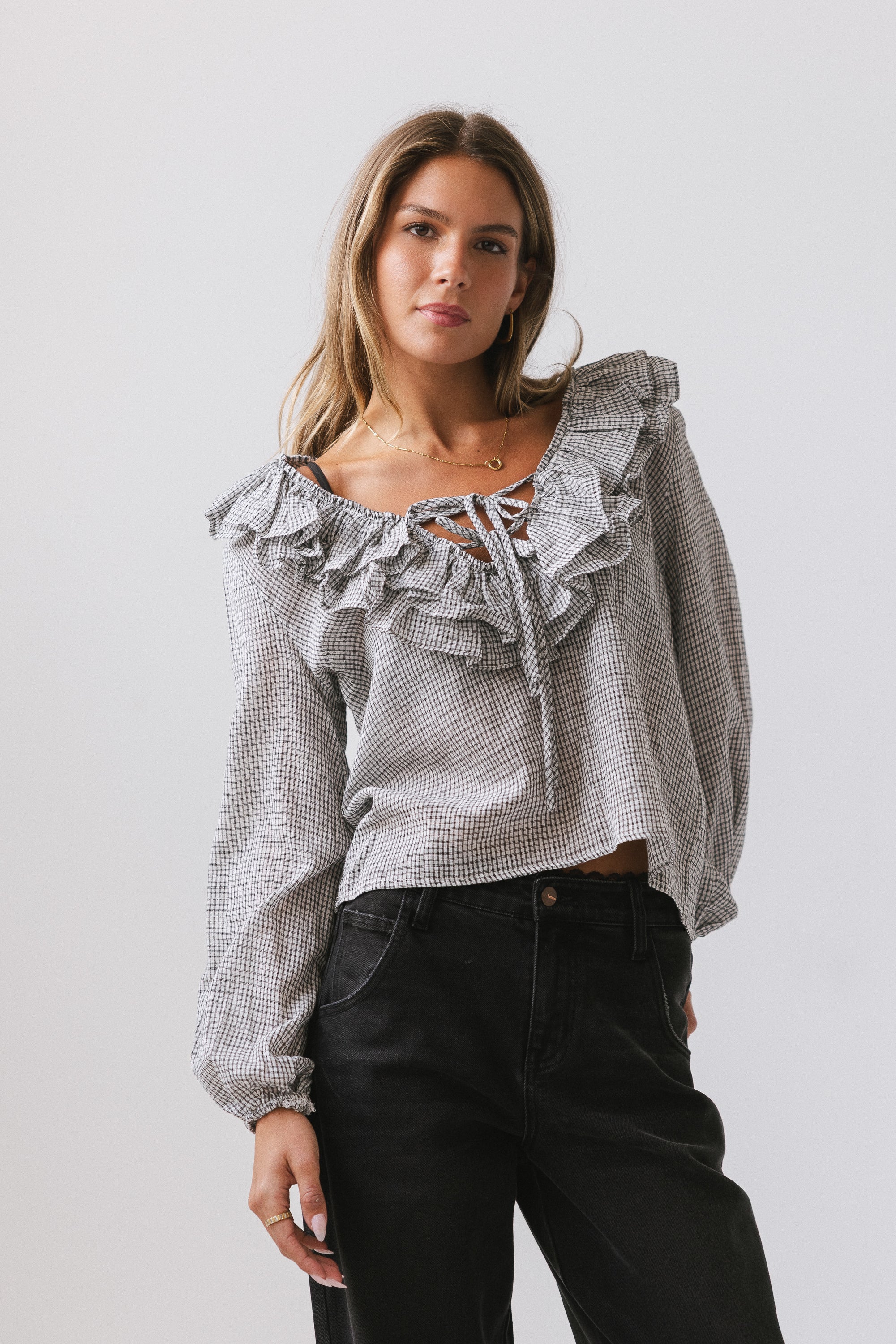 Rio Ruffle Blouse - FINAL SALE