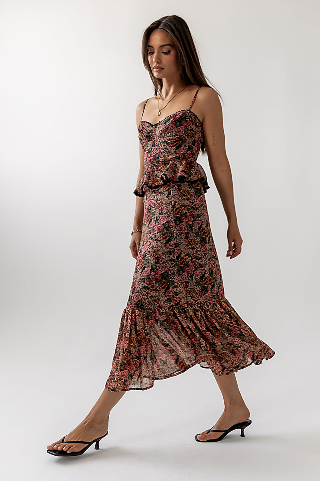 jennie midi dress Nation Jennie Midi Dress Porcelain / S