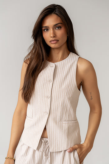 BUTTON UP VEST