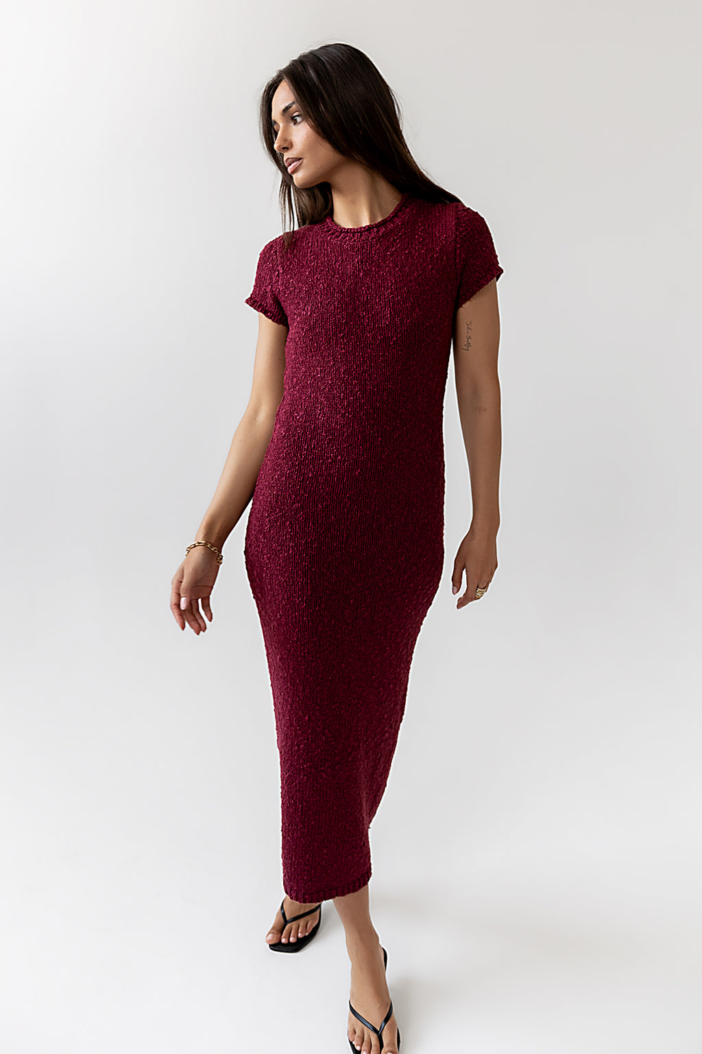 FITTED MAXI DRESS