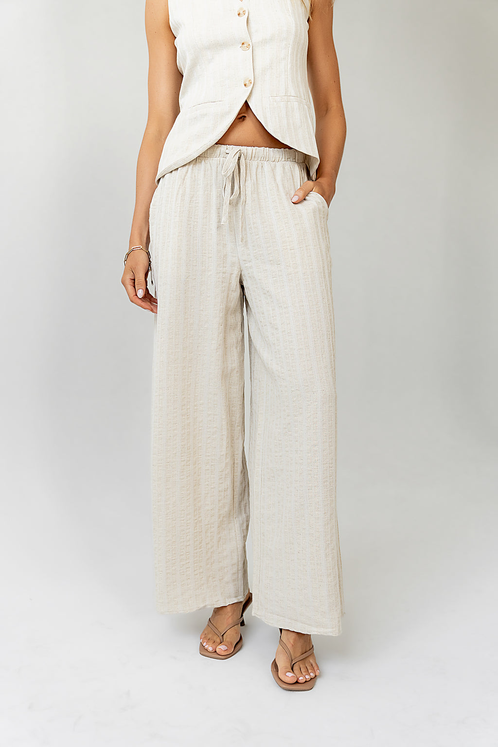 Striped Baggy Pants