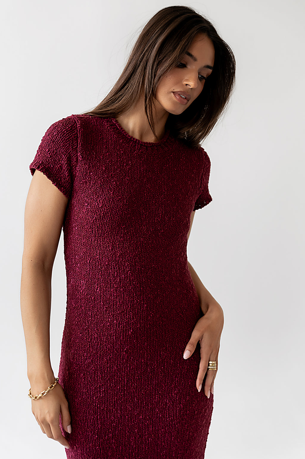  Maxi Dress in Plum