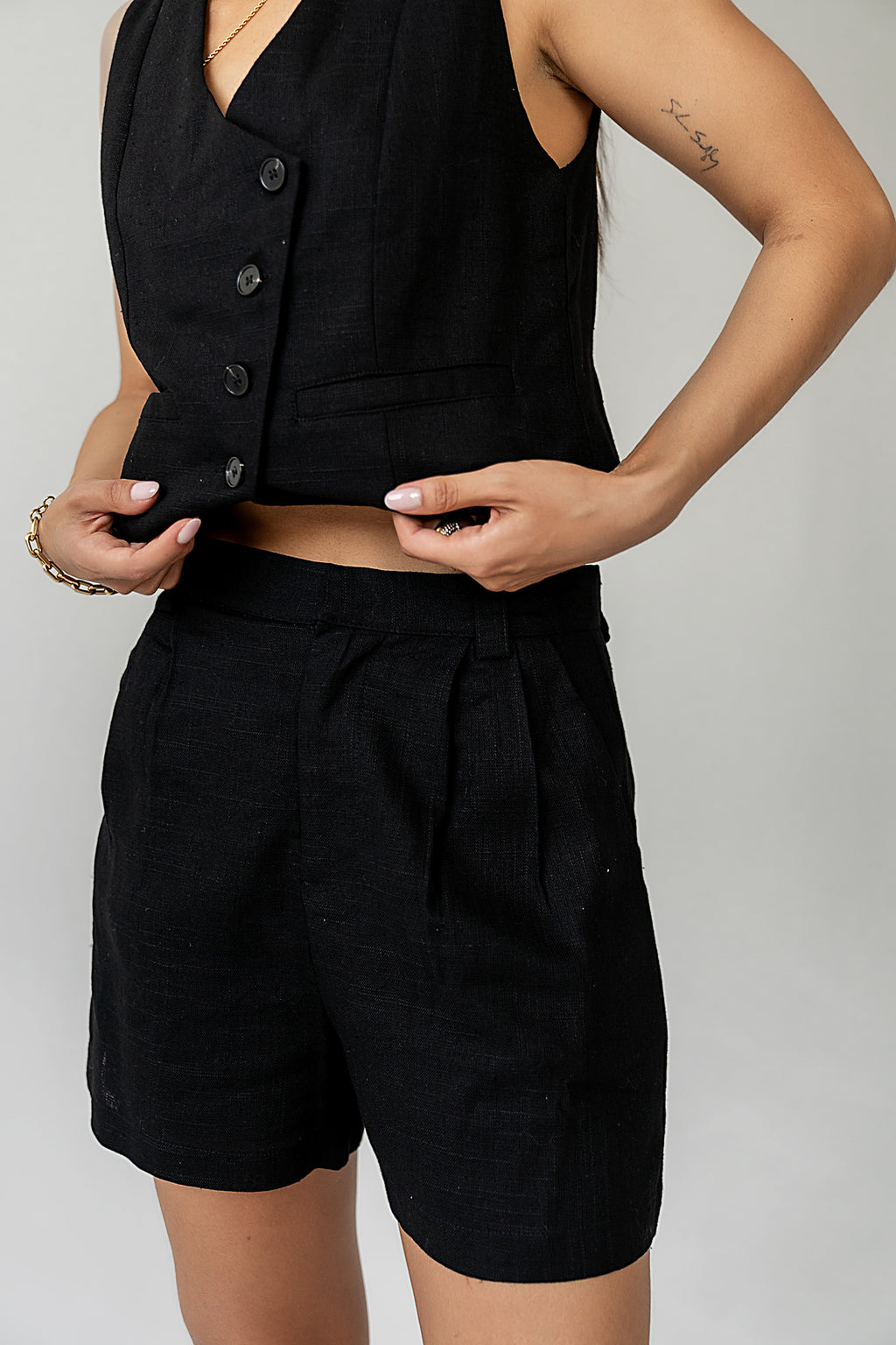 Clara Pleated Shorts