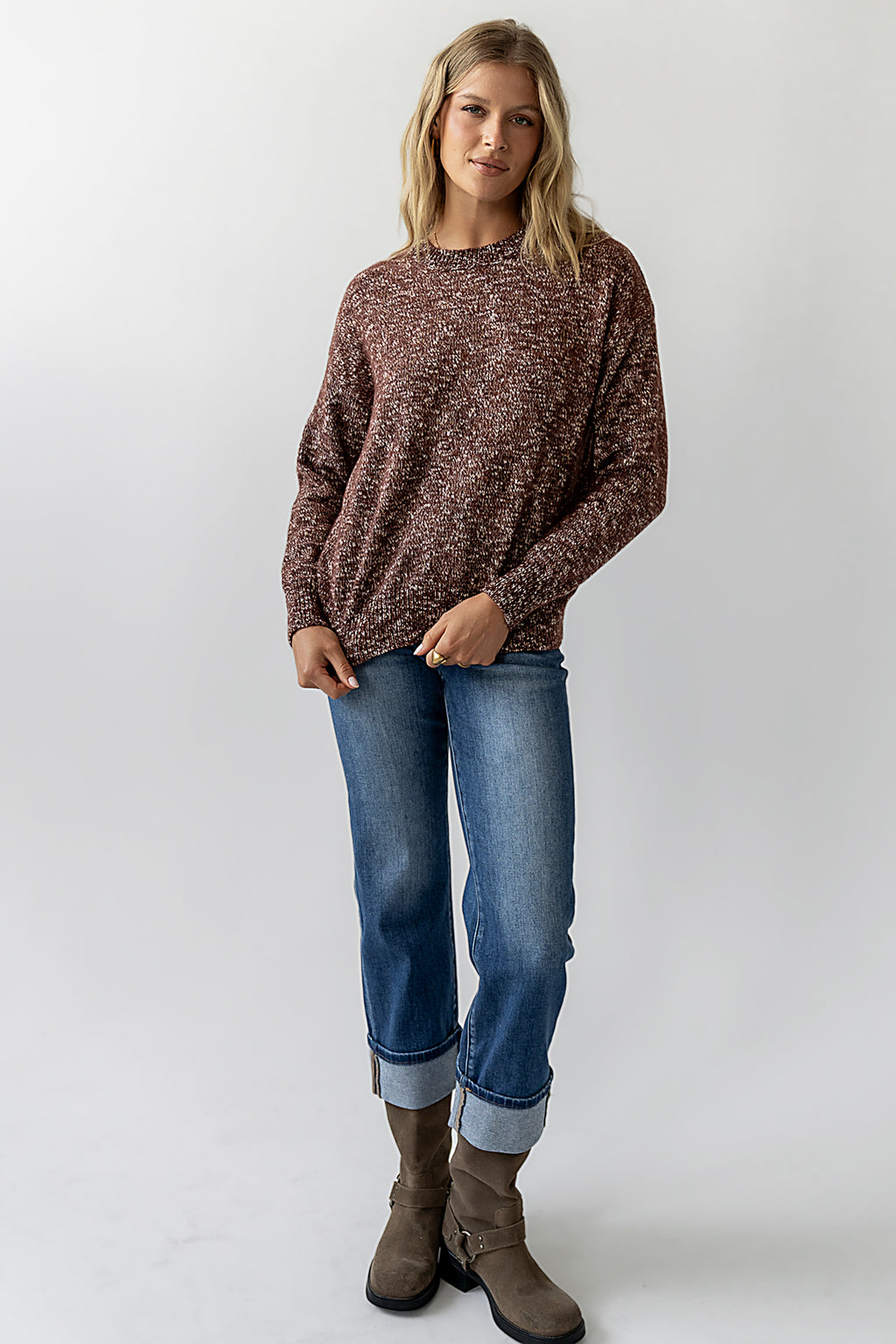 Violet Cuffed Straight Leg Jeans - FINAL SALE