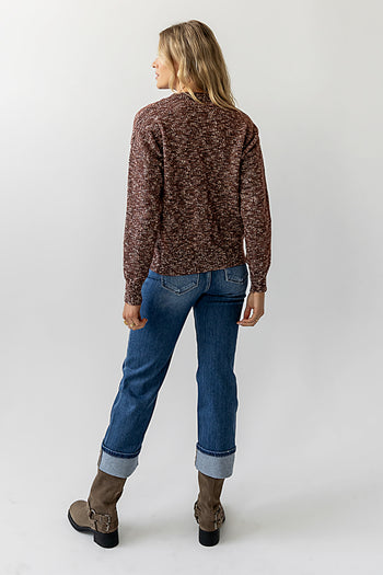 brown knit sweater