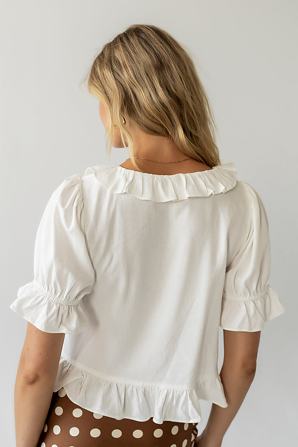 SHORT SLEEVE BLOUSE 