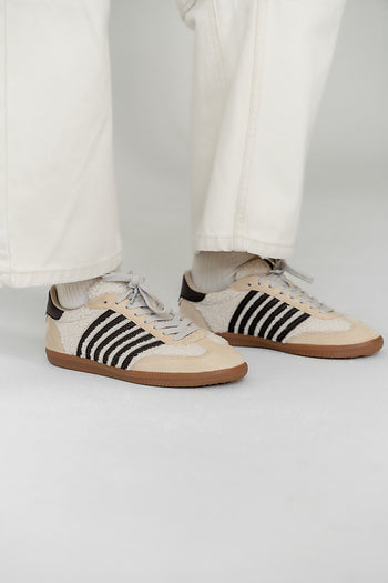 striped sneaker