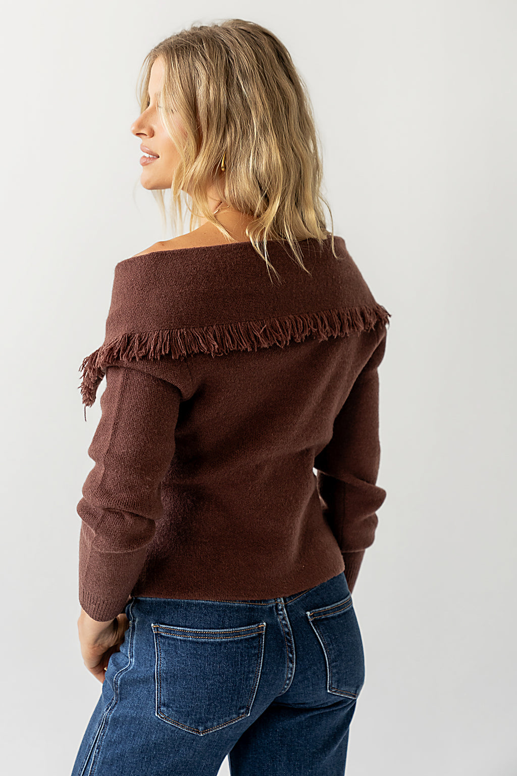 KNIT BUTTON FRONT CARDIGAN