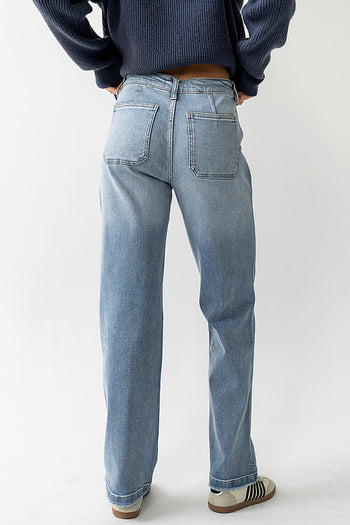back pockets on denim
