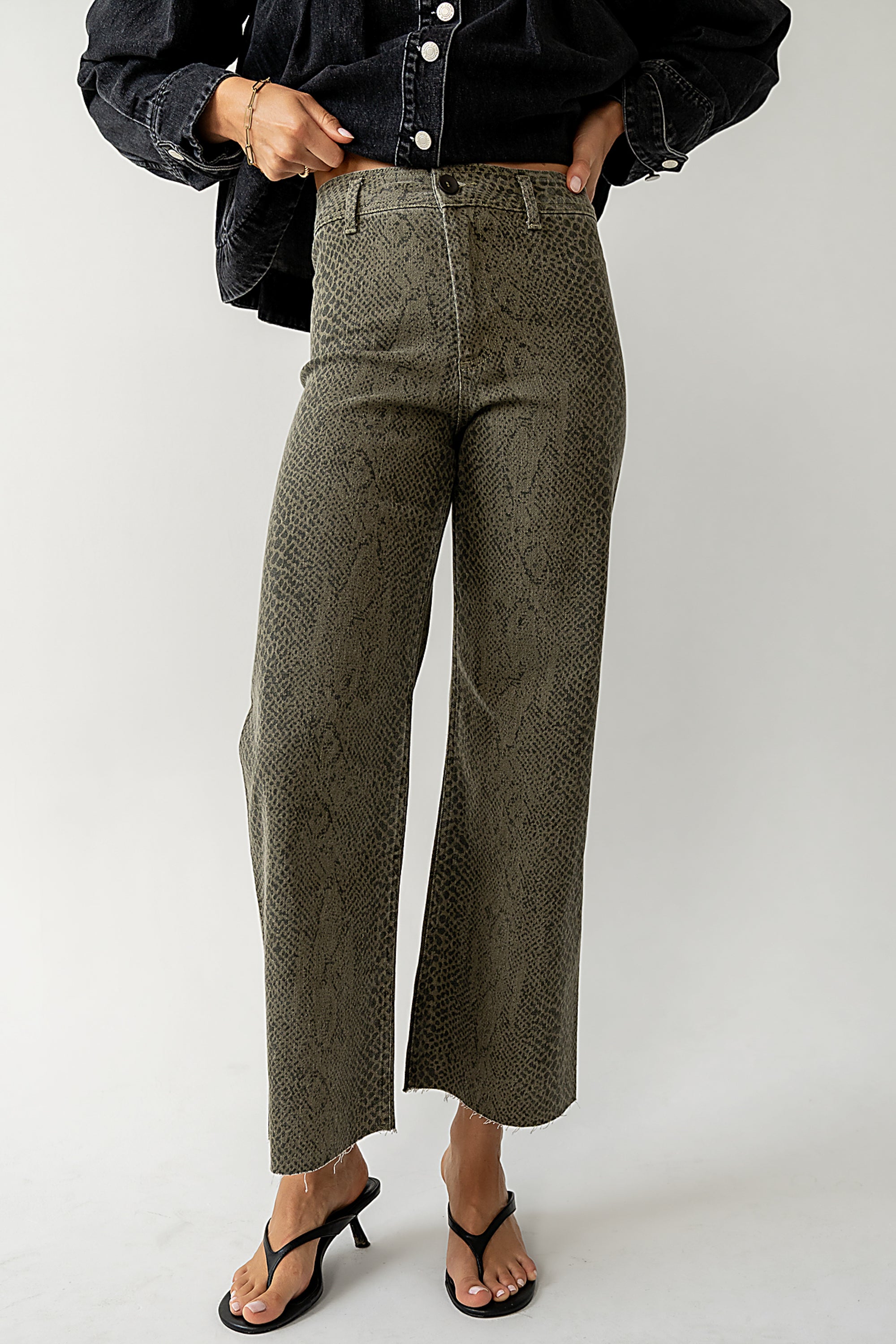 Gia Snake Print Pants