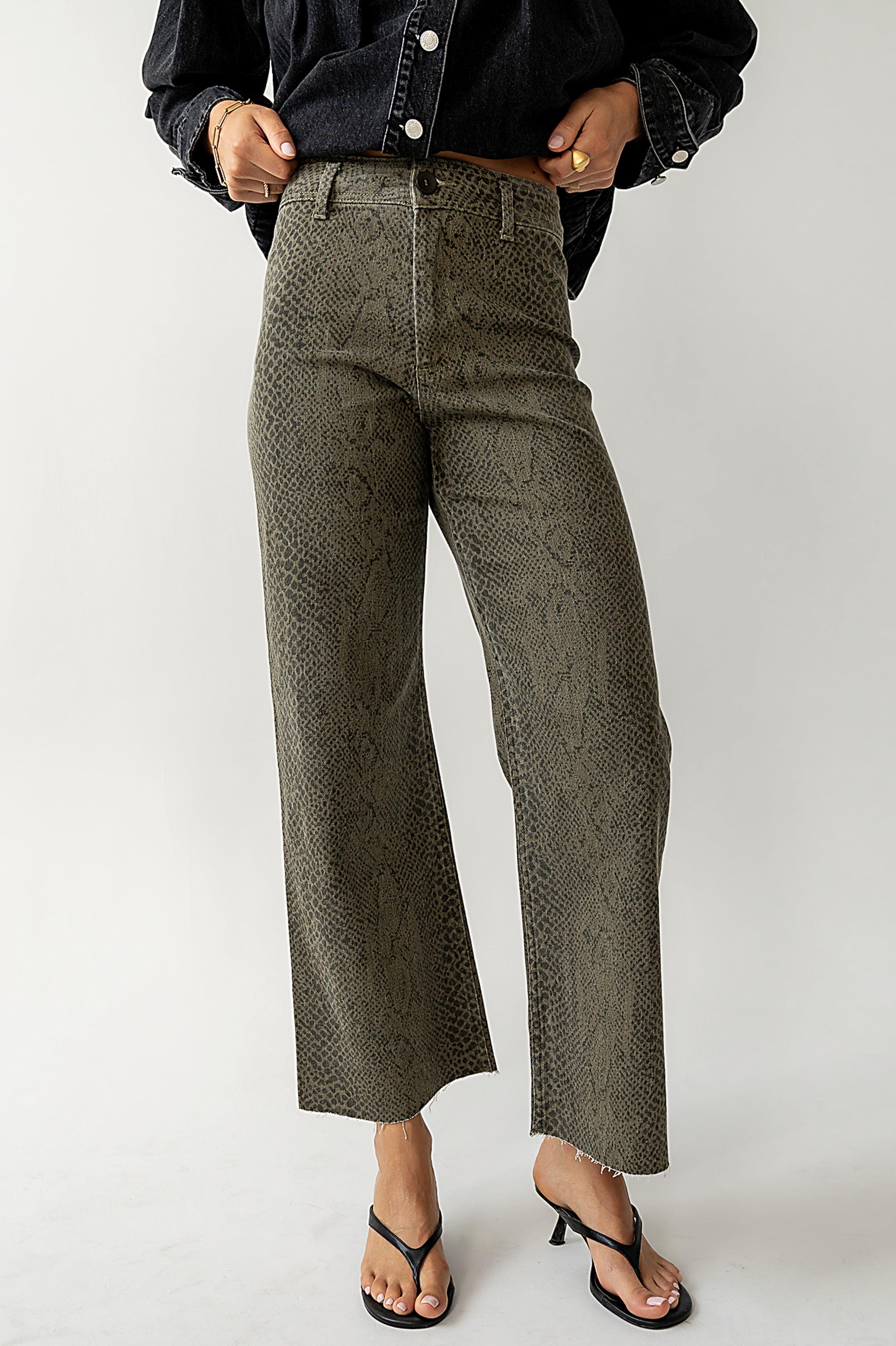 Gia Snake Print Pants