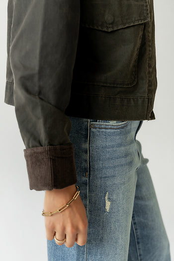 Long Sleeves with Corduroy Cuffs