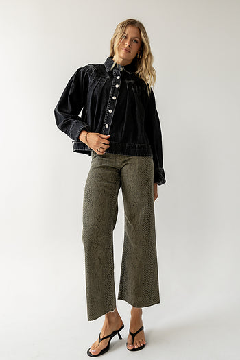 WIDE LEG DENIM