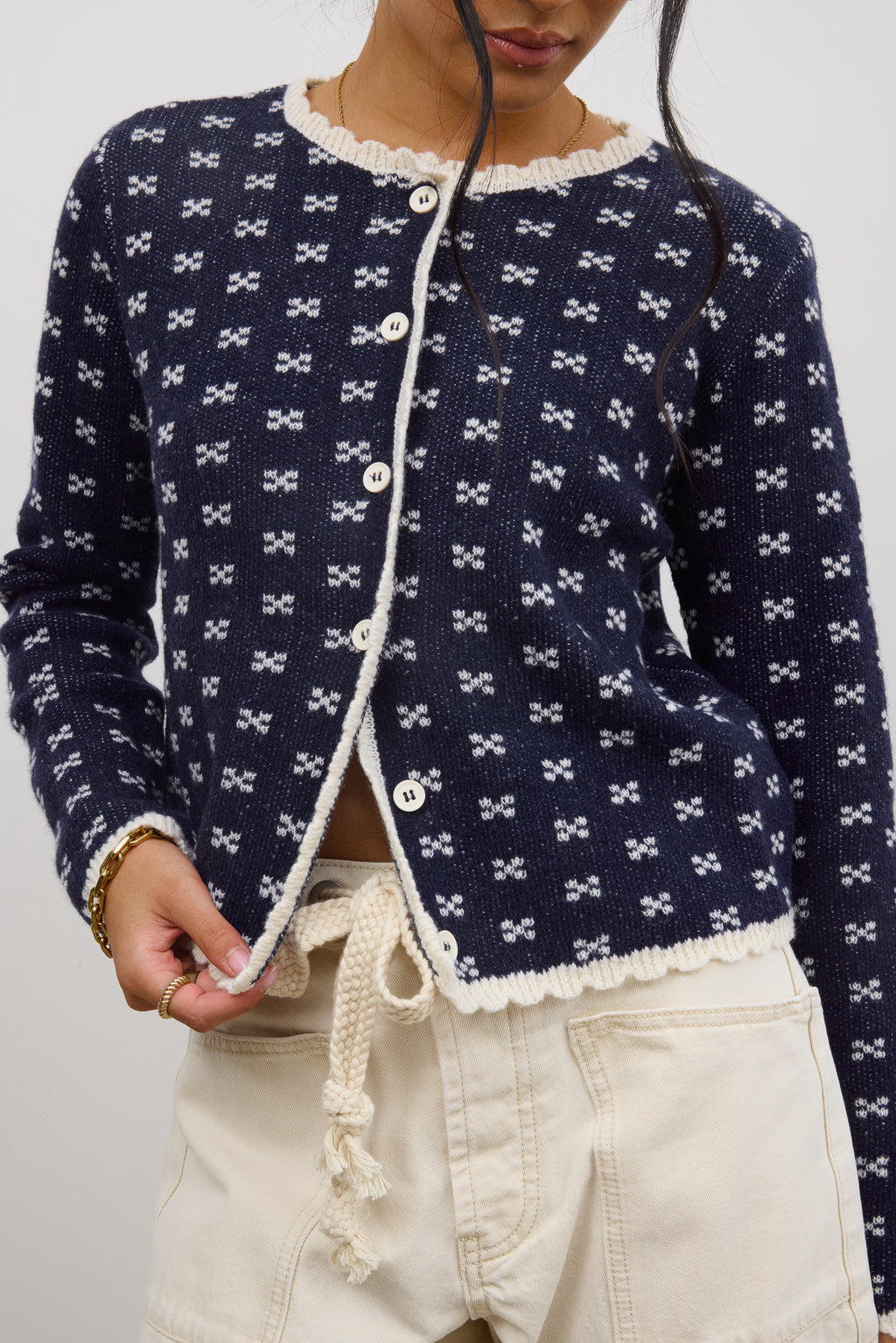 Cardigan in Navy