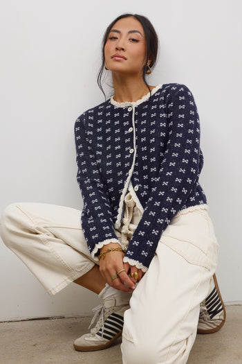 Scalloped Cardigan