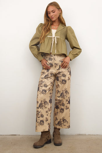 Iris Floral Wide Leg Pants - FINAL SALE