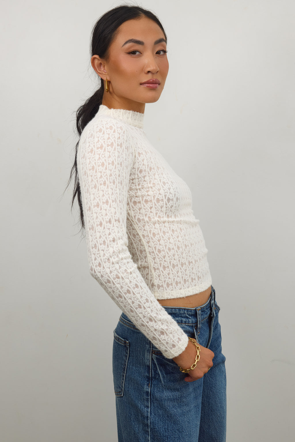 Mock Neckline