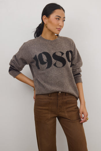 1989 GRAPIC ON FRONT OF SWEATER