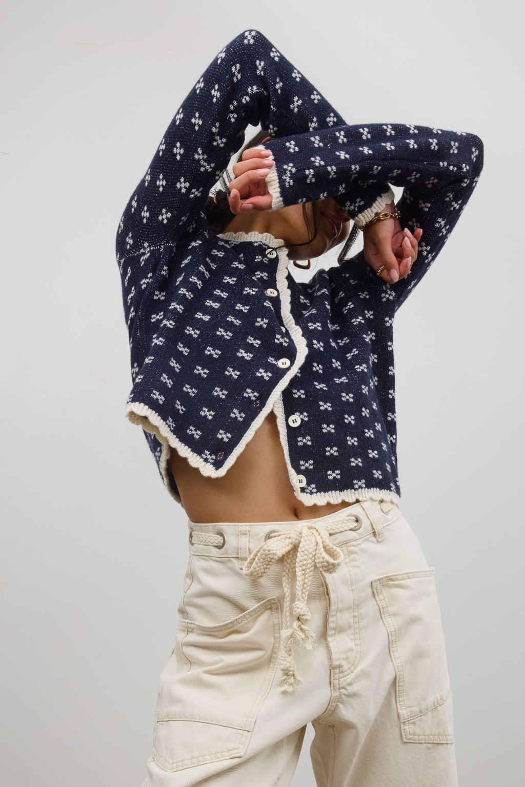 Scalloped Cardigan 