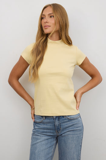 MOCK NECK TEE SHIRT 