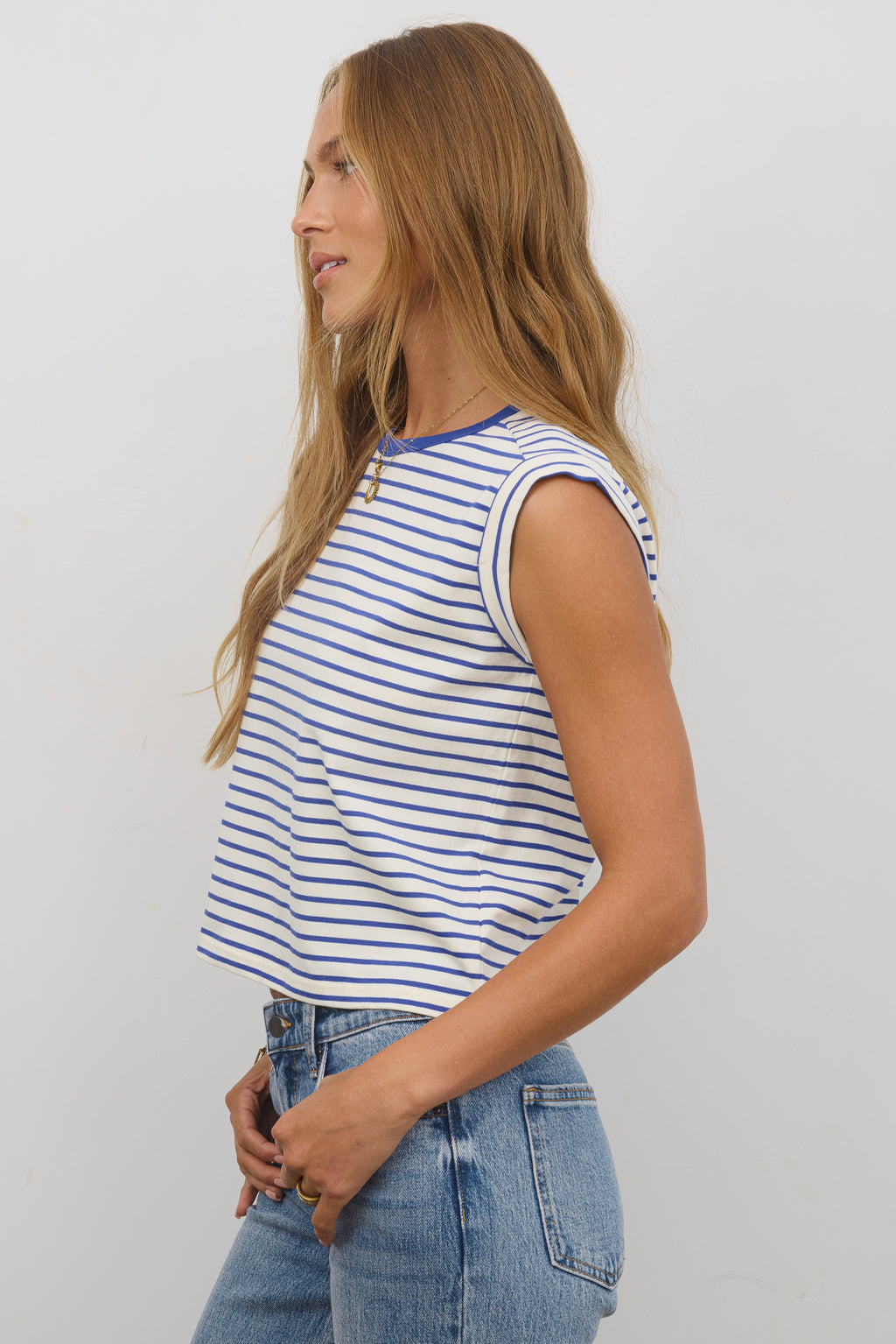 STRIPED SHIRT IN BLUE 