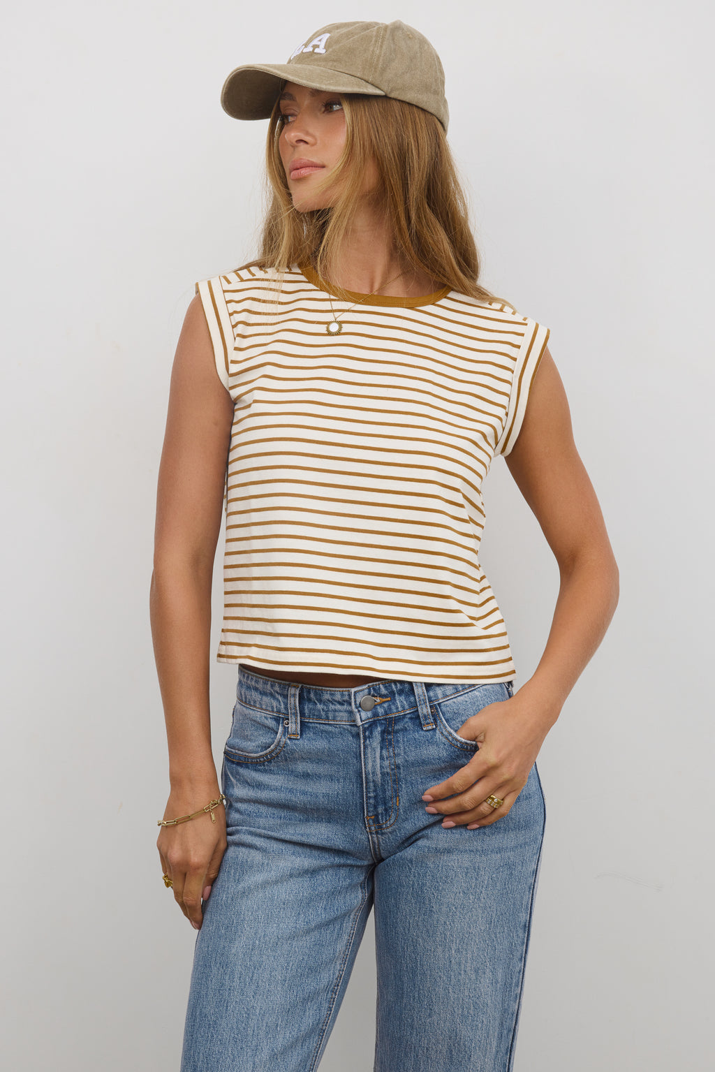 BASIC STIPED T-SHIRT