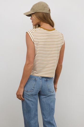 T-Shirt in Cognac