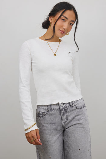 LONG SLEEVE WHITE SHIRT 