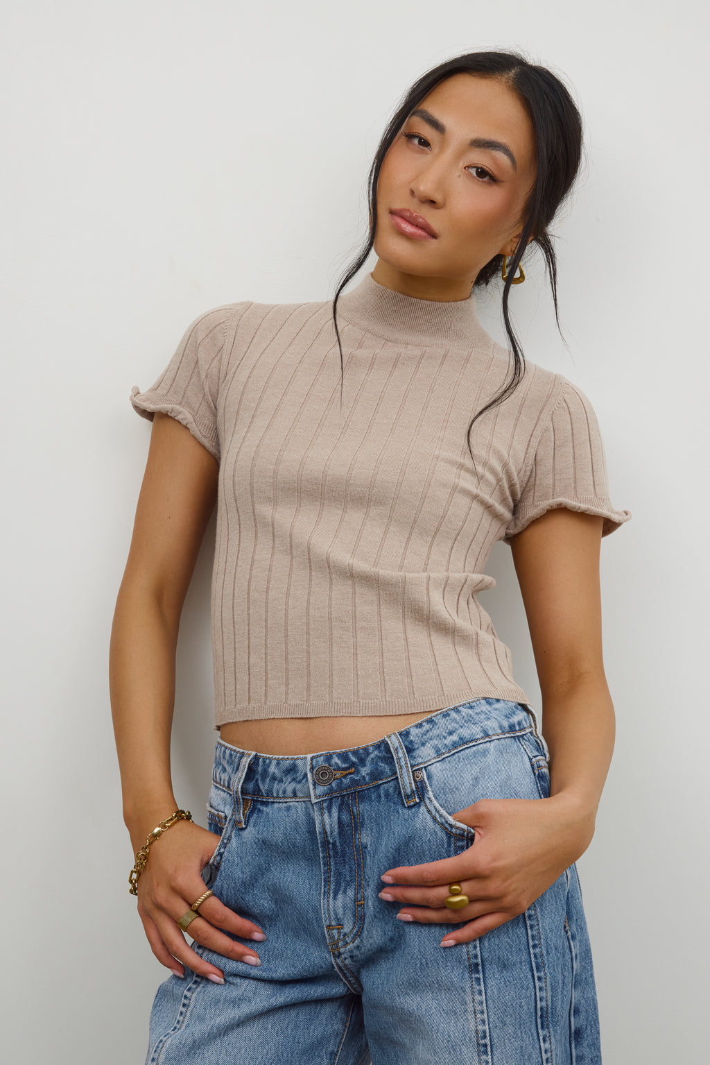 ROLL UP HEMS ON SLEEVES 