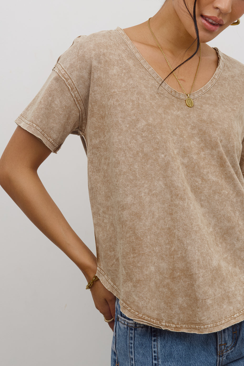  Knit Top in Brown