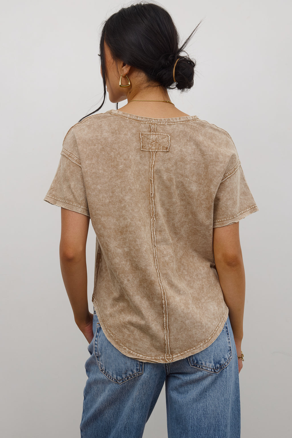 top in Brown
