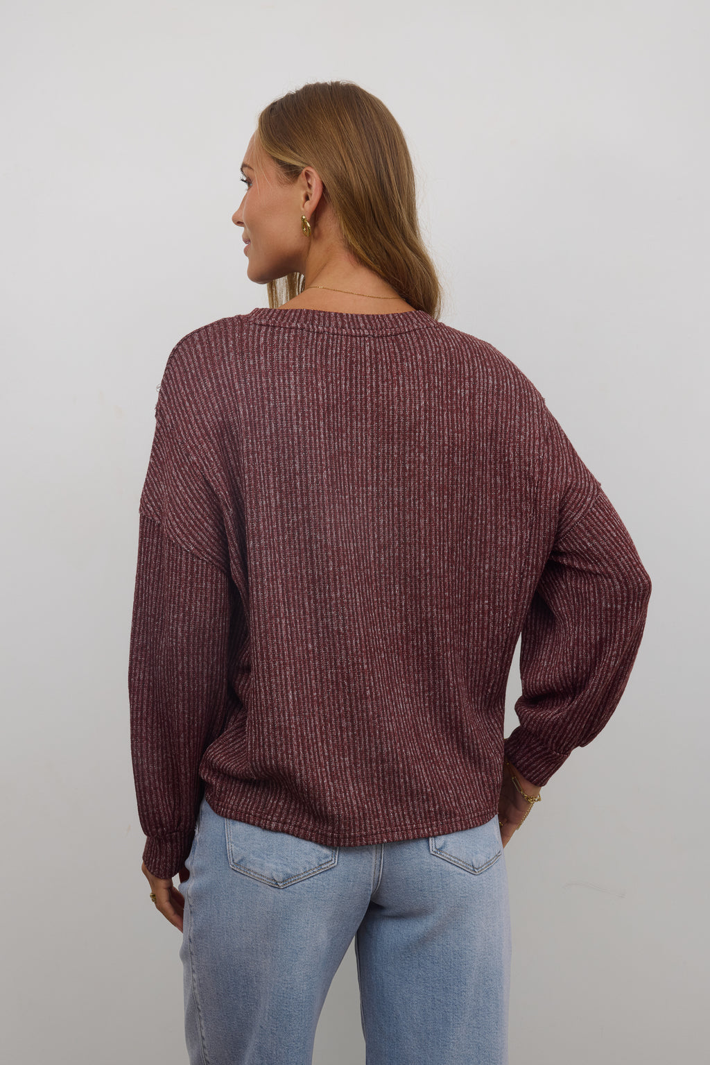 Sweater in Burgundy