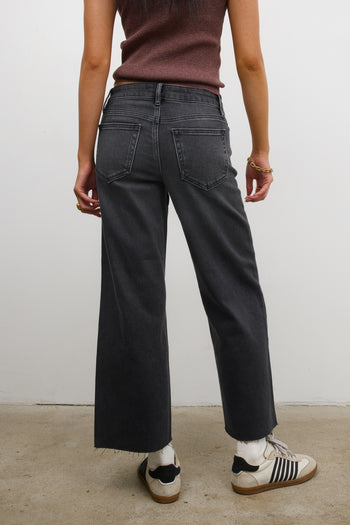 Colette Wide Leg Jeans in Faded Black - FINAL SALE