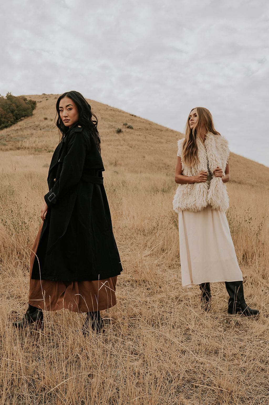 Rachel Trench Coat in Black - FINAL SALE