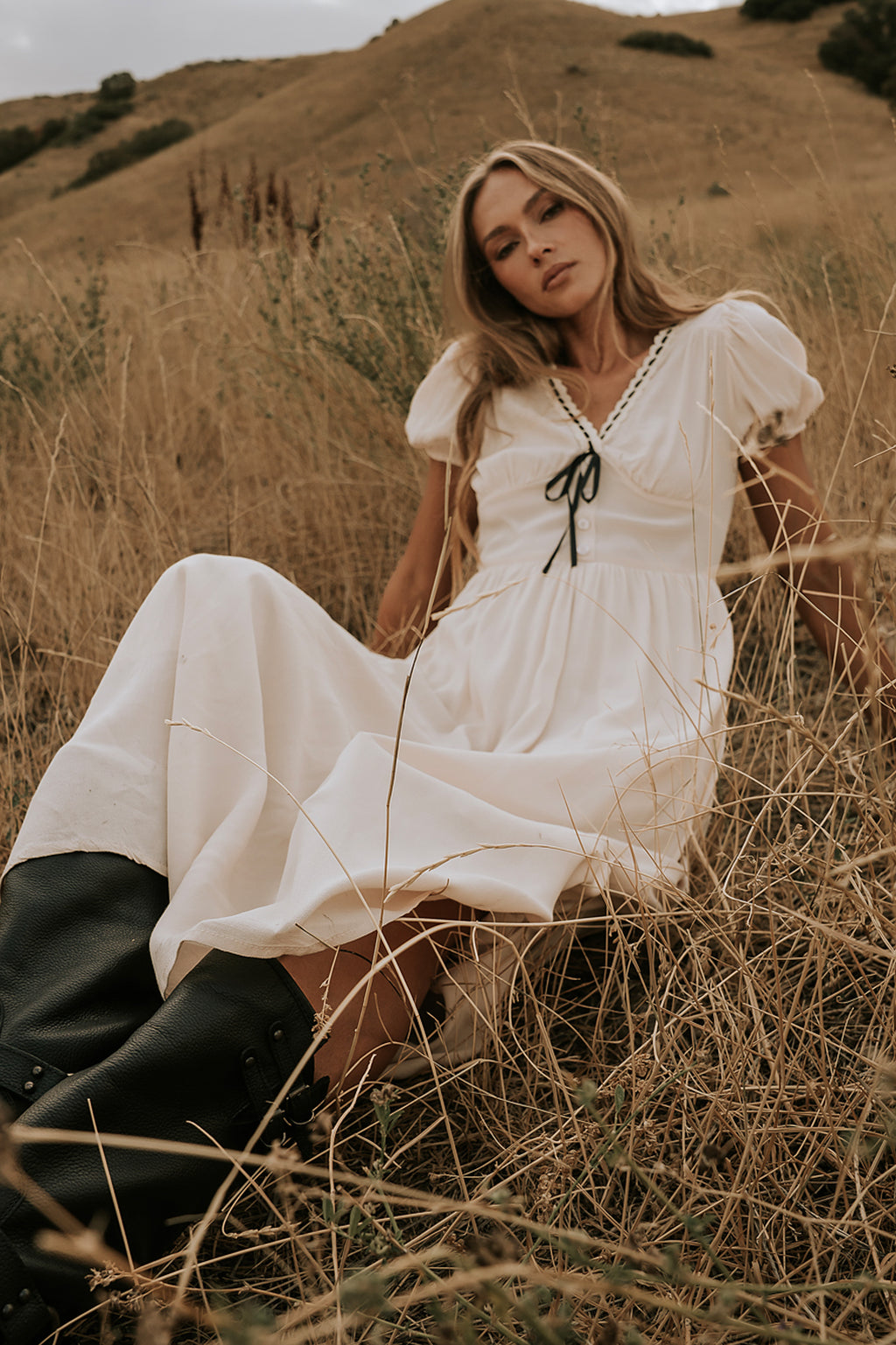 Kaydence Maxi Dress in Cream - FINAL SALE Kaydence Maxi Dress in Cream - FINAL SALE