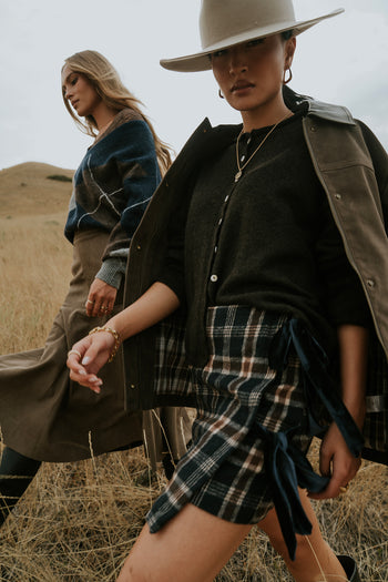  Plaid Mini Skort